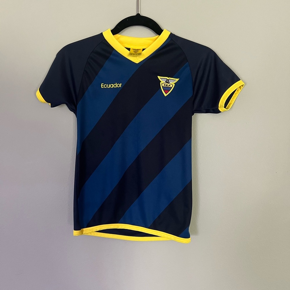 F.E.F. Ecuador Boys Small Soccer Jersey